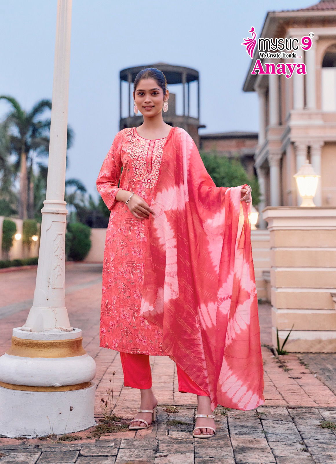 Anaya Vol 2 By Mystic 9 Rayon Kurti With Bottom Dupatta Wholesalers In Delhi